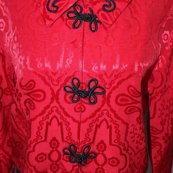 Vintage Jessica Howard Red Petite Short Jacket - Picture 4 of 16